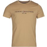 Tommy Hilfiger Majice s kratkimi rokavi TOMMY LOGO TEE Bež | Shoptok.si