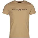 Tommy Hilfiger Majice s kratkimi rokavi TOMMY LOGO TEE Bež