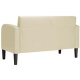  Dvosjed kauč krem 110 cm umjetna koža | Eponuda.com