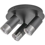 Rabalux Zircon, unutrašnja metal plafonjera, GU10 3x