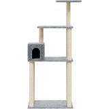 vidaXL penjalica za mačke sa stupovima za grebanje svjetlosiva 147 cm | shoptok.hr