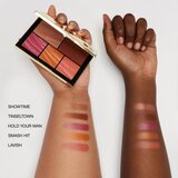 Nars Pure Luxury Light Reflecting Cheek & Eye Palette paleta senčil za oči in rdečil odtenek MEDIUM TO DEEP 17.4 g | Shoptok.si