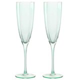 Widdop & Co. Hestia - Čaše set 2 - Hestia, Bright Green Scalloped, Champagne | Eponuda.com