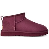 Ugg Gležnjarji GLEŽNARJI CLASSIC ULTRA MINI Rdeča Cene