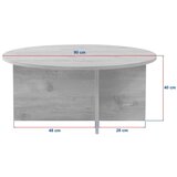 Hanah home klub sto Soleil, 90x40x90 cm, Boje hrasta | Eponuda.com