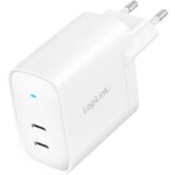 Logilink punjač 2 porta, type C, 40W, w/PD, bela Cene