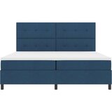  Krevet s box springom s madracem Plava 200x200 cm Tkanina | shoptok.hr