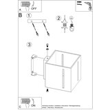 Nice Lamps Siva zidna lampa Pax – | shoptok.hr