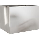 Furnova Cvetlično korito srebrno 62x47x46 cm nerjaveče jeklo, (21920041) | Shoptok.si