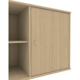 Hammel Furniture Nizka stenska komoda v hrastovem dekorju v naravni barvi 133x61 cm Mistral – | Shoptok.si