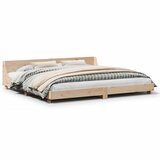 vidaXL Posteljni okvir z vzglavjem 180x200 cm borovina Cene