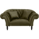 MID.YOU XXL FOTELJ, olivno zelena tekstil | Shoptok.si