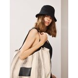 Reserved Pamučna shopper torba - tamnosmeđe | shoptok.hr