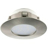 Eglo Ugradbena LED svjetiljka Pineda (6 W, D x Š x V: 7,8 x 7,8 x 3,5 cm, Mat nikal, Topla bijela) | shoptok.hr