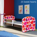  Dječji krevet ACMA s motivom, bočna wenge 180x80 cm 25 Sweet hearts | shoptok.hr
