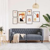  Dijamantni Tamno siva 174 x 74.5 x 70.5 cm Baršun | shoptok.hr