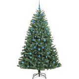  Umjetno božićno drvce s nogom Zelena 210 cm PVC i metal | shoptok.hr