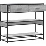  Konzolni stol boja hrasta 90x35x80 cm konstruirano drvo | shoptok.hr