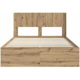  Krevetna konstrukcija s pohranom i uzglavljem Hrast artisan | Eponuda.com