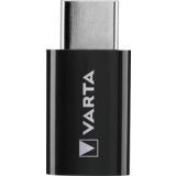 Varta Micro USB - adapter tipa C, črn | Shoptok.si