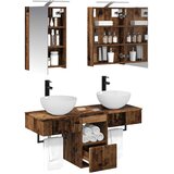  Set ormarića za kupaonicu 5 kom. Staro drvo Konstruirano drvo | shoptok.hr