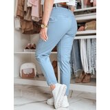 DStreet Spodnie damskie chinosy z paskiem MODELA niebieskie | Shoptok.si
