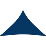 vidaXL Jedro za zaštitu od sunca od tkanine trokutasto 3x4x4 m plavo | shoptok.hr