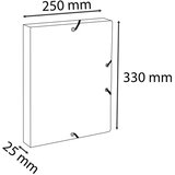 MAPA S GUMICOM HRBAT-25 MM A4 AUTENTIK EXACOMPTA 59239E SORTIRANO | Shoptok.si