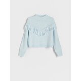Reserved pulover z resicami - modra | Shoptok.si