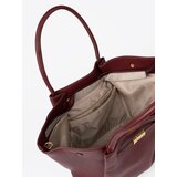 Shelvt Elegant burgundy shoulder shopper bag | Eponuda.ba
