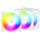 Arctic Freezer P12 Pro Reverse A-RGB (White) - 3 Pack - 120 mm A-RGB PWM Fan with Cable Splitter u