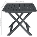  3-dijelni sklopivi bistro set plastični antracit | shoptok.hr