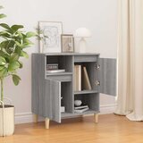  Komoda sivog hrasta sonome 60x35x70 cm od konstruiranog drva Siva | shoptok.hr