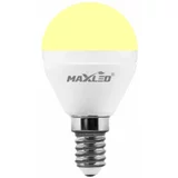 MAX-LED LED žarnica - sijalka E14 B45 7W (55W) toplo bela 3000K