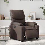 Maison Chic Električni naslanjač - Relax naslanjač rjavo umetno usnje, (22062284) | Shoptok.si