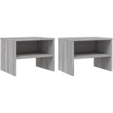 Maison Chic Dvo delni komplet Nočne omarice - Nočne mize siva sonoma 40x30x30 cm inženirski les, (21689332) Cene