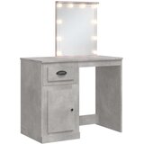  Toaletni stolić s LED svjetlima siva boja betona 90x42x132,5 cm | Eponuda.ba