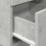  Noćni ormarići 2 kom s 2 ladice beton siva 36x36x68 cm | shoptok.hr