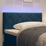  LED glava kreveta Plava 90 cm tkanina | shoptok.hr
