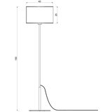  Stojeća lampa ARDEN 1xE27/15W/230V bež | Eponuda.com