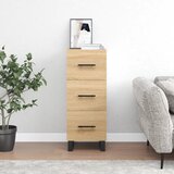 The Living Store Komoda sonoma hrast 34,5x34x90 cm inženirski les - Komoda, (21662500) | Shoptok.si