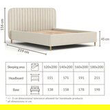 Maison de Rêve Zeleni tapecirani bračni krevet s prostorom za odlaganje s podnicom 160x200 cm Noto – | shoptok.hr