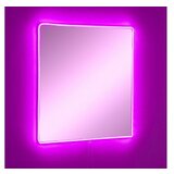 Hanah home ogledalo sa led osvetljenjem square 50x50 cm pink | ePonuda.com