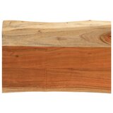 vidaXL Mizna plošča 60x40x3,8 cm pravokotna akacija naraven rob | Shoptok.si