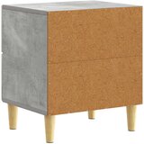  Noćni ormarić Betonska siva 43 x 34,5 x 48 cm Konstruirano drvo | shoptok.hr