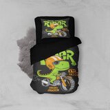  Dečija posteljina Dino na motoru, P-090 | ePonuda.com