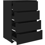  Ormari za skladištenje Crna 80 x 48 x 105 cm Konstruirano drvo | shoptok.hr