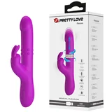 ljubičasti multifunkcionalni vibrator sa pomeranjem Reese