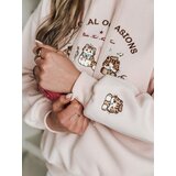 DStreet Bluza damska oversize z kapturem SPECIAL KITTY różowa | Shoptok.si