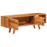 TV ormar s policom Smeđa 110 x 30 x 40 cm Čvrsto drvo akacije | shoptok.hr